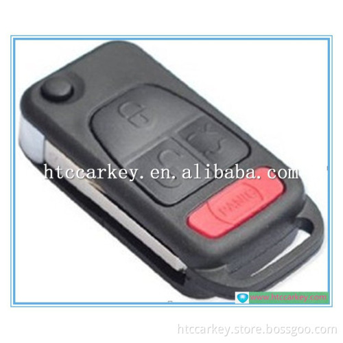 for Benz Flip Key Shell 3+1 Button key for mercedes benz key blanks wholesale